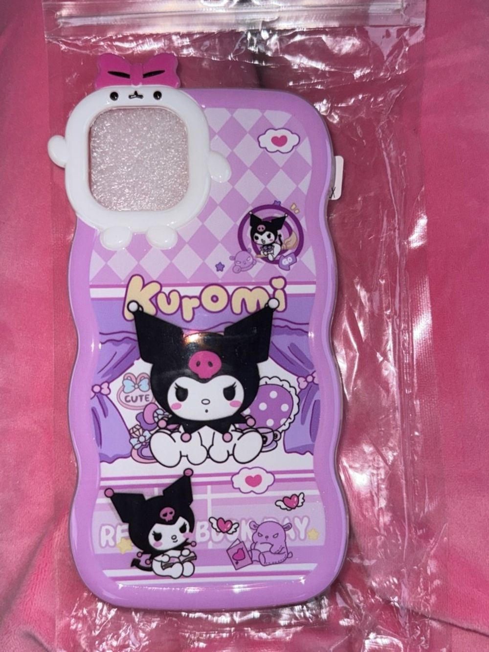 Hello Kitty Kuromi Lavender Character Tablet Case